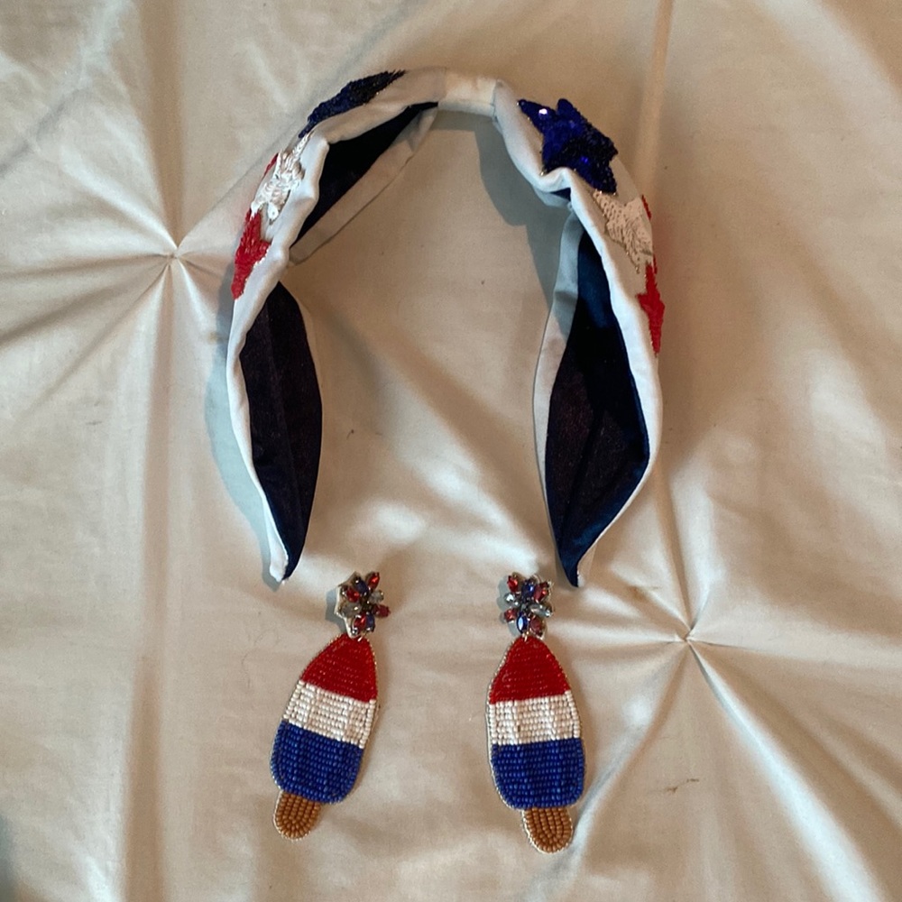 Headband & earrings set